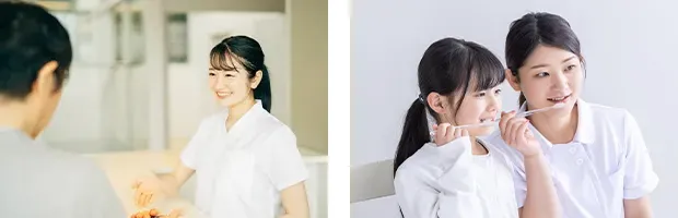 笑顔とコミュニケーションによる人間関係づくり