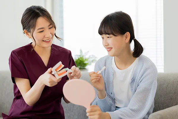 ご自宅での歯みがき・ケア方法の指導